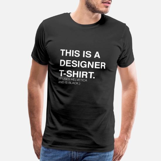 Designer T Shirt | Helvetica \u0026 Black 